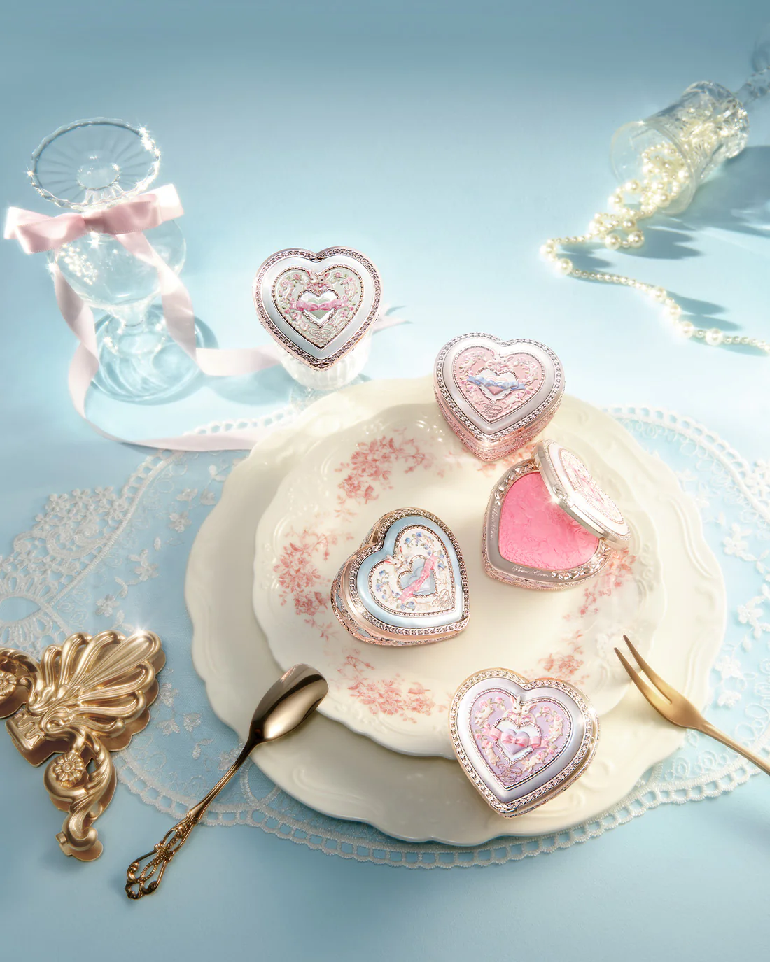 Bunny Garden Embossed Blush - Image 2