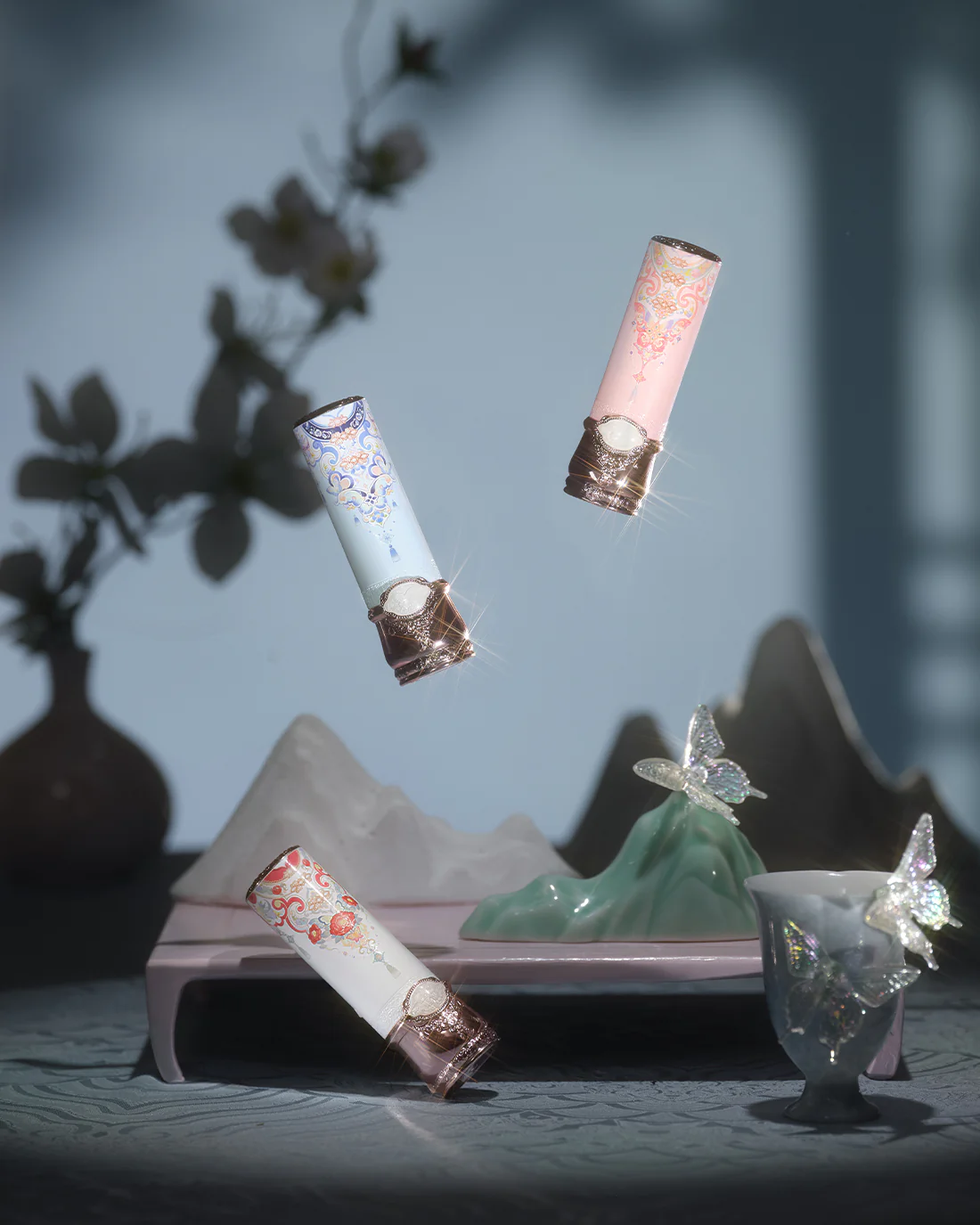 Butterfly Cloud Collar Glossy Lipstick - Image 88