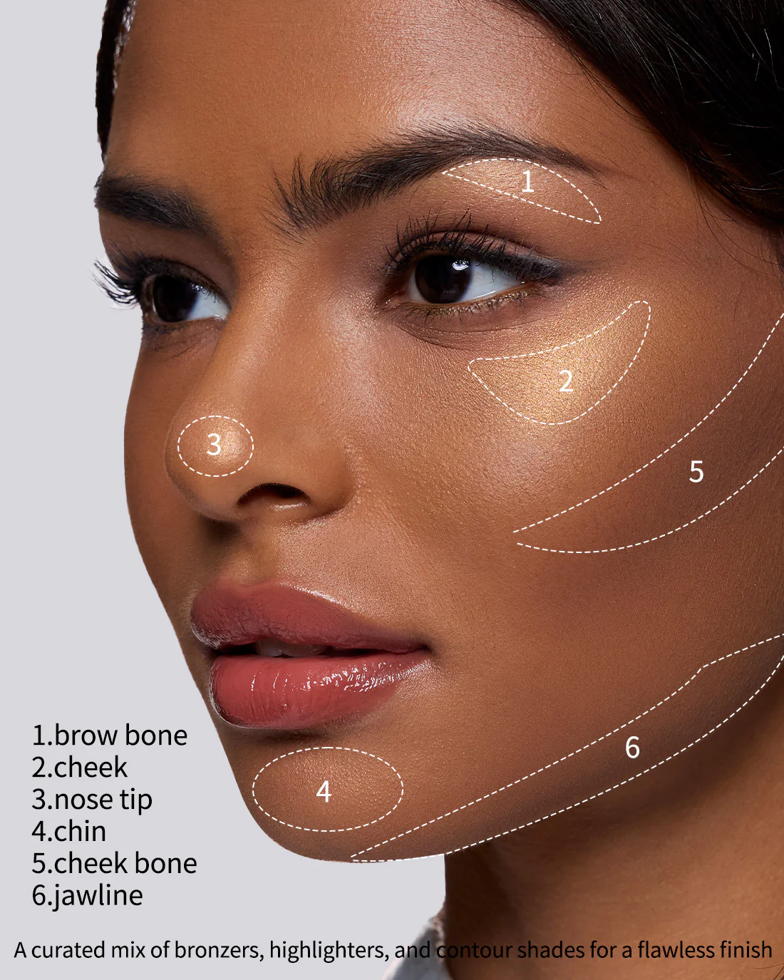 Butterfly Cloud Collar Embossed Highlight & Contour Palette - Image 8