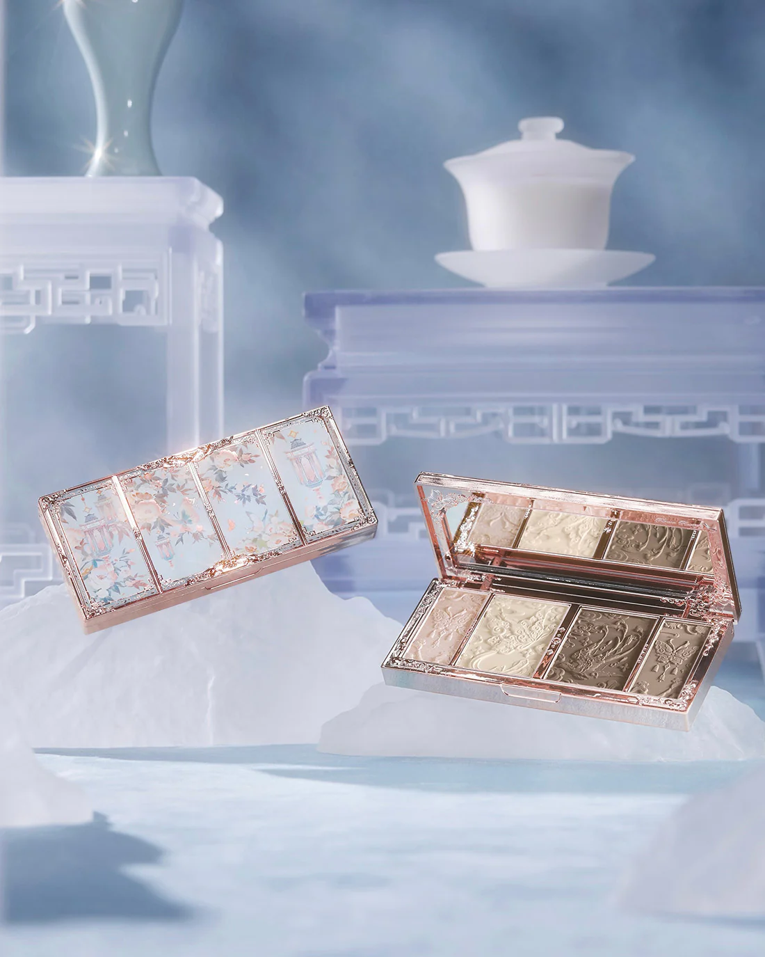 Butterfly Cloud Collar Embossed Highlight & Contour Palette - Image 9