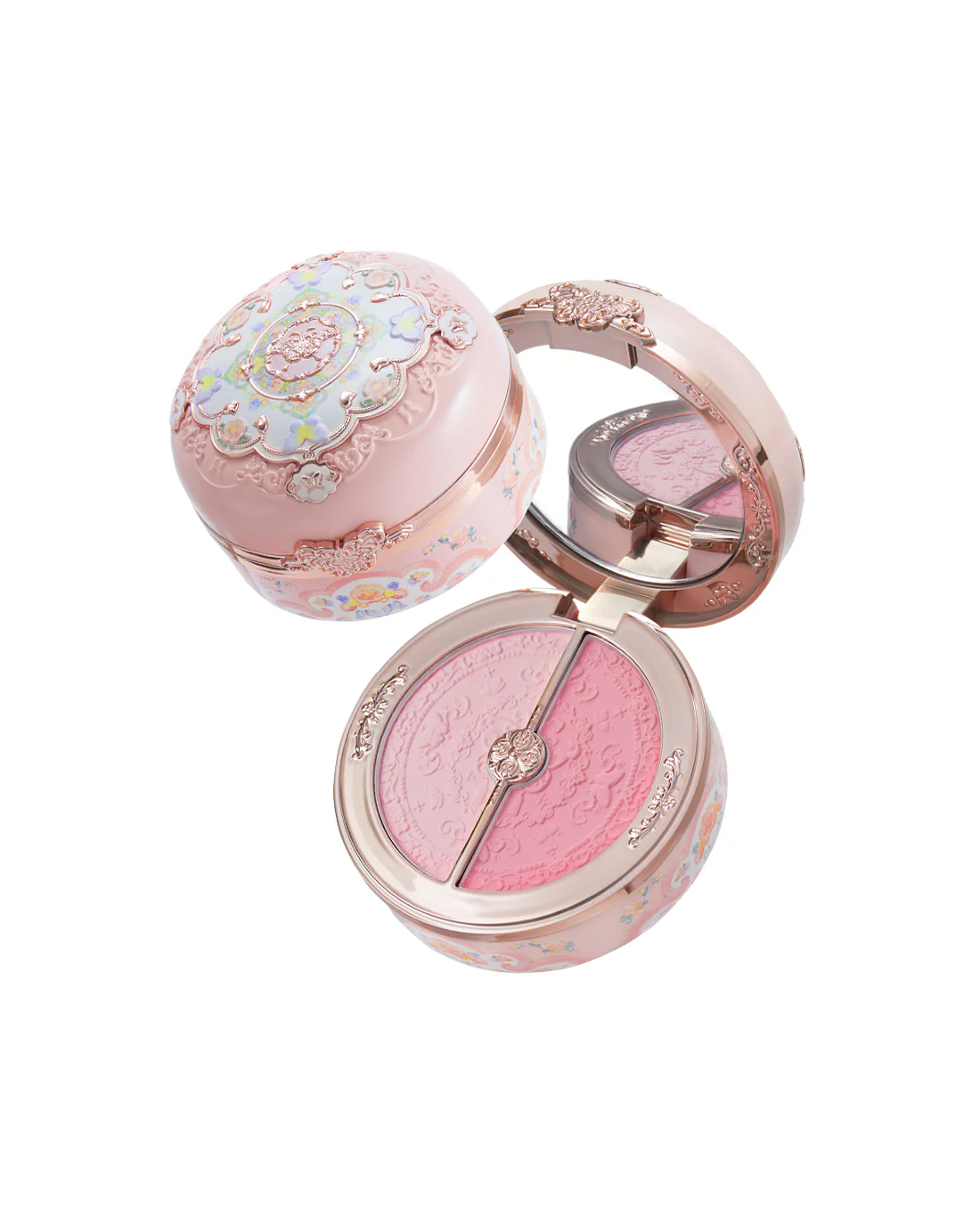 Butterfly Cloud Collar Rouge Box Highlighting & Blush Duo Powder - Image 20