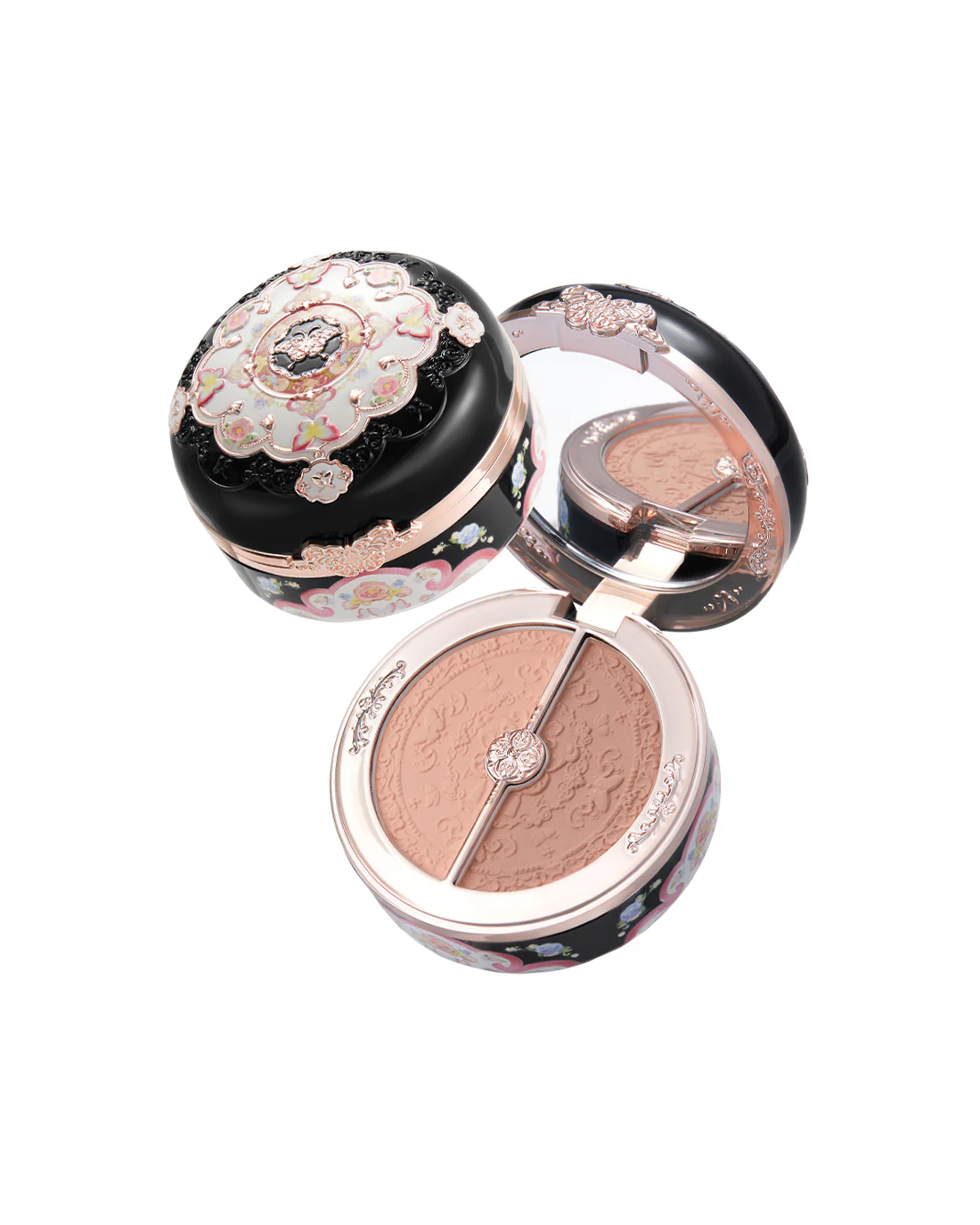Butterfly Cloud Collar Rouge Box Highlighting & Blush Duo Powder - Image 44