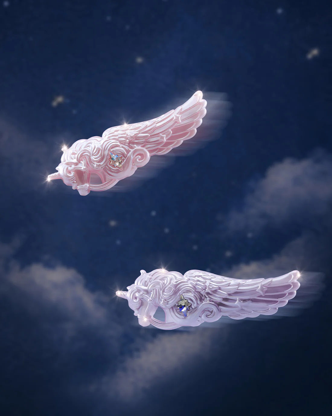 Knight Unicorn Hair Clip - Image 2