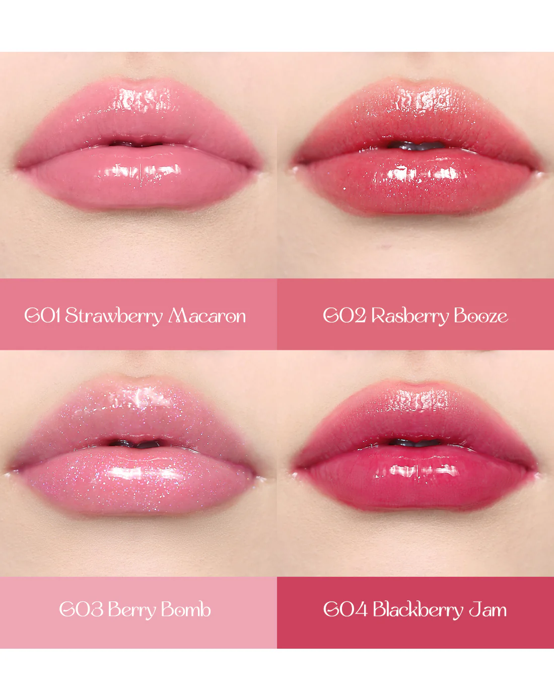 Violet Strawberry Rococo Glowy Lip Gloss - Image 25